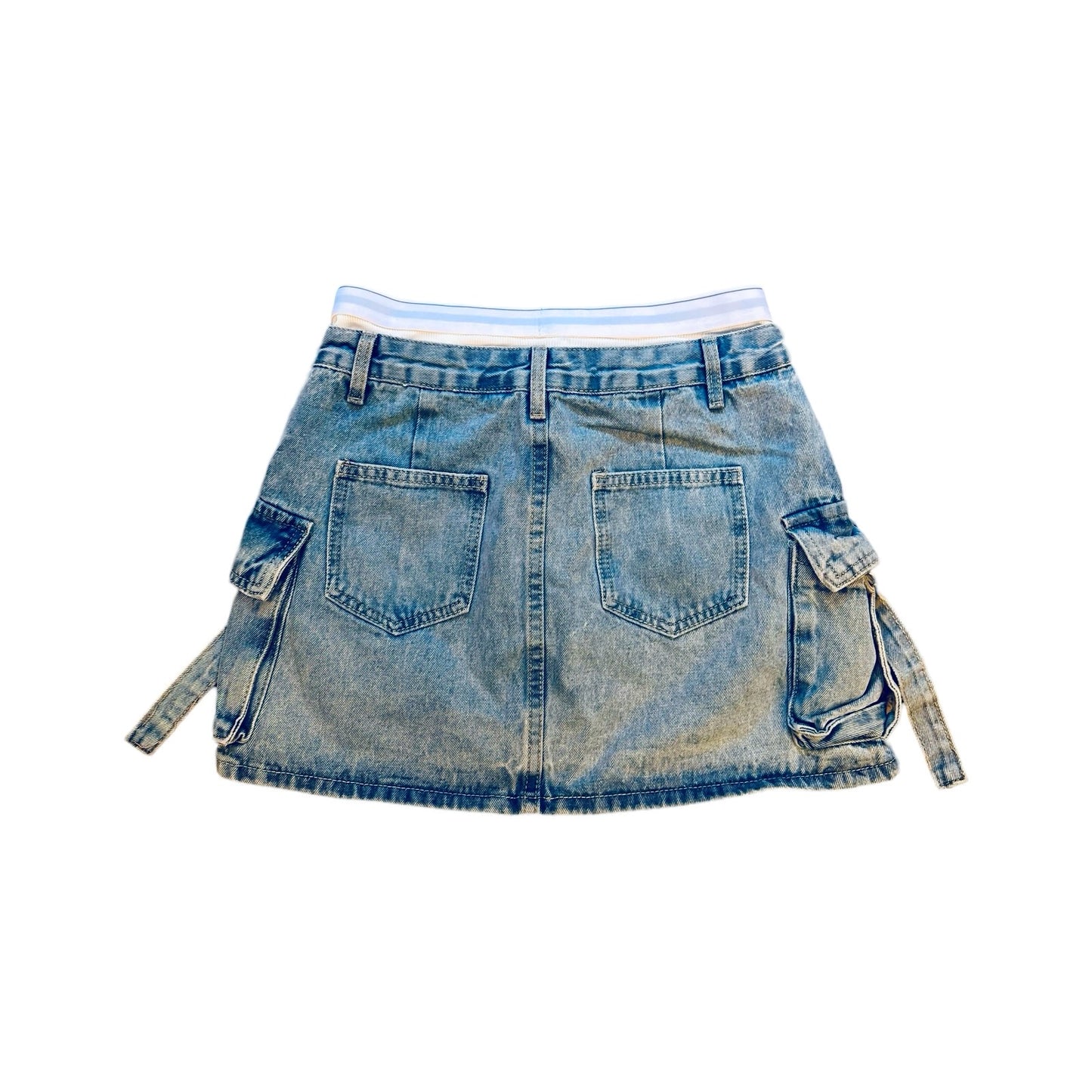 Paint Me Denim Skirt