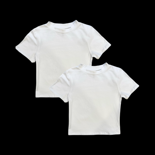 Baby Crop white